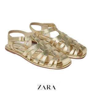 ZARA Kids | Golden | FISHERMAN SANDALS